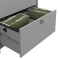 thumbnail image 3 of Bush Furniture Salinas 60W L Shaped Desk Office Suite in Cape Cod Gray, 3 of 5