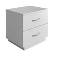 thumbnail image 6 of Boyd Sleep Hamilton Double Drawer Nightstand, White, 6 of 8