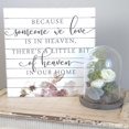 thumbnail image 5 of Simply Said Inc Perfect Pallets Heaven Sign - Porque Alguien Que Amamos Está En El Cielo, Hay Un Poco De Cielo En Nuestro Hogar - Letrero De Madera De 14 X 14 Pulgadas - Letrero De Recuerdo - Pal1183, 5 of 5