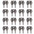thumbnail image 1 of SUTENGDA 16 Pcs Galvanized Tarp Wire Rope Chuck Connector Clips, 1 of 8