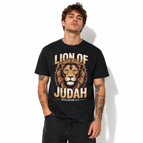 Lion Of Judah Christian Strength Faith T-Shirt