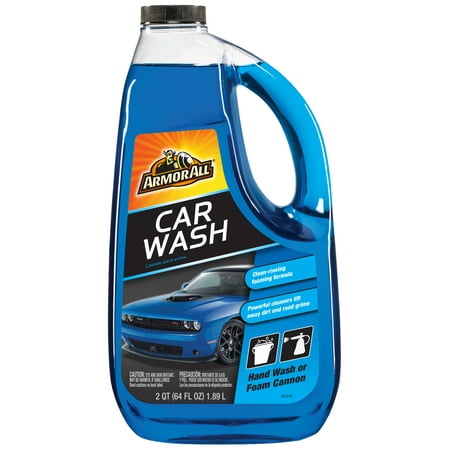 Case Pack of 4 Armor All Foaming Liquid Car Wash - 64 FL OZ Bottle