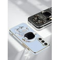 thumbnail image 2 of Compatible with Samsung Galaxy S23 Plus Case Silicone TPU Plating, Galaxy S23 Plus Case Cute Astronaut Pattern Samsung S23 Plus Phone Case with Stand for Women Girls (Blue), 2 of 14