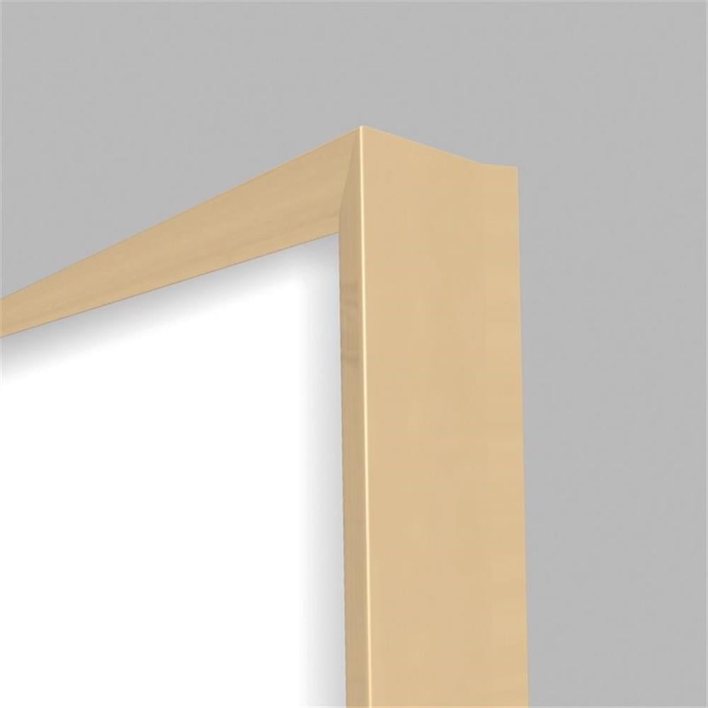 Pemberly Row Ceramic 2' x 3' Impression Whiteboard with Modern Frame in White