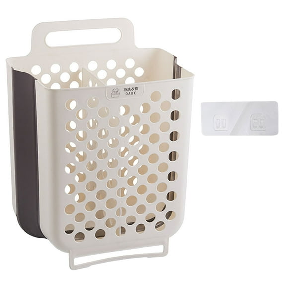 1 Set Collapsible Laundry Basket Plastic Laundry Basket Wall Plastic Laundry Baskets