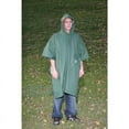 thumbnail image 2 of Boulder Creek Green PVC-Coated Nylon Rain Poncho One Size Fits All, 2 of 5