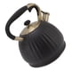 thumbnail image 5 of Té de té de silbato, Hervidor de Té Silbido de Té en color Negro Resistente a la Corrosión de 3,5 Llas de Acero inoxidable para cocina para cocina, 5 of 7
