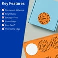thumbnail image 3 of Avery Printable Round Labels, Bright Orange, 3" Diameter, 480ct, 3 of 11