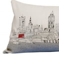 thumbnail image 2 of 35" White London Daylight Skyline Lumbar Decorative Pillow, 2 of 5
