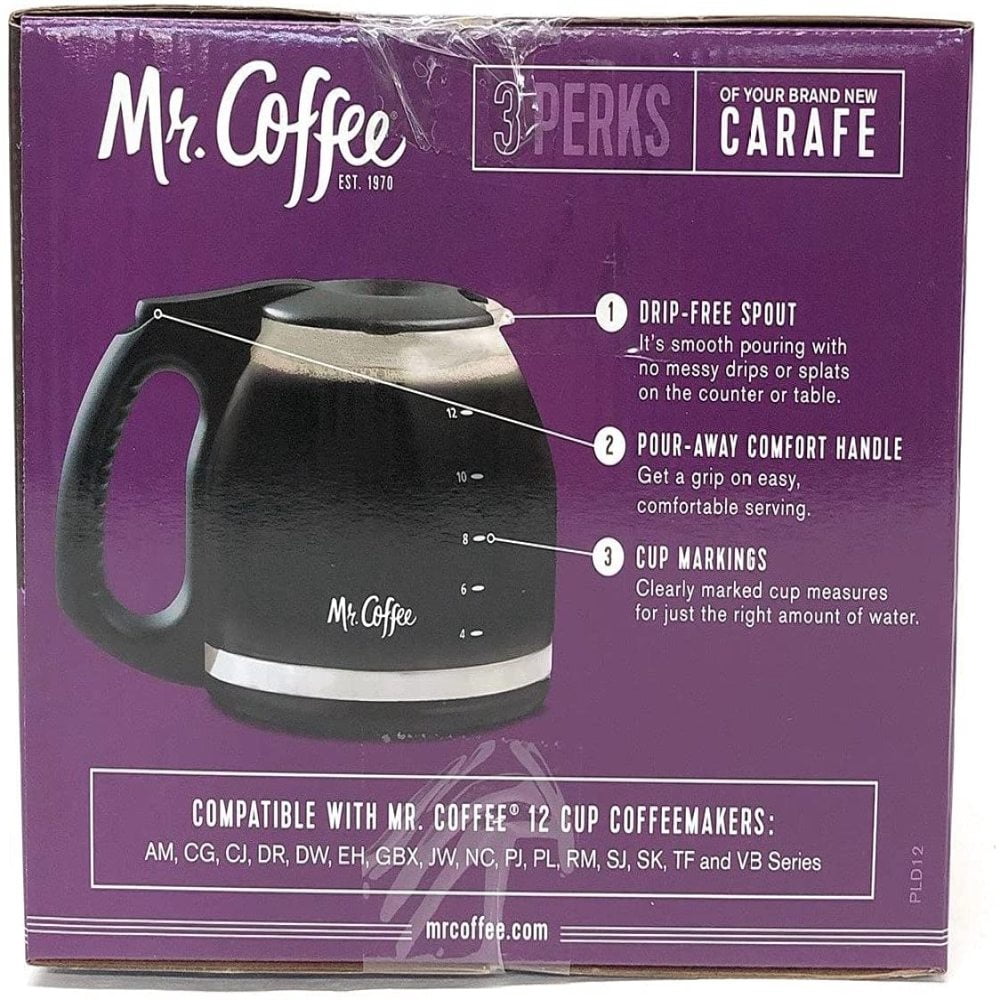 Mr. Coffee Replacement Carafe Black 
