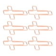thumbnail image 4 of Cross Pinzas de Papel Cruzado, Clips de Papel de Metal Resistentes a la corrosión Multifuncional 100 piezas de 100 piezas para clasificar y organizar archivos, 4 of 7
