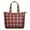 Red And Green, variant on Red and Green Christmas Plaid Pattern Travel Tote Bags for Women Carry On,Large Weekender Bags for Women Travel,Multi Functional Duffle Bag for Work,Shopping,Sports