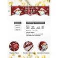 thumbnail image 4 of It's COLD Outside Mantel Scarf Fireplace Decorations for Living Room, Christmas Snowman Snowflakes Red New Year Fireplace Mantel Scarf Cover Runner for Halloween/Thanksgiving/Christmas Decor 70"x17", 4 of 6