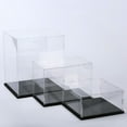 thumbnail image 2 of Amyove Display Case Transparent Acrylic Collectibles Heightened Dust-proof Display Box For Building Block Figures Toy Doll Model, 2 of 6