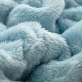 thumbnail image 6 of Luoshdecor Sherpa Throw Blanket for Couch,Soft Cozy Jacquard Blankets for All Season, Cute Small Tufted Throws for Bed ,Couch,Sofa,Hotel 27.5x 39 in, 6 of 7