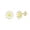 B-18K GOLD, variant on 925 Sterling Silver Daisy Flower Stud Earrings for Women Teens White Flower Stud Earrings Summer Spring Earrings
