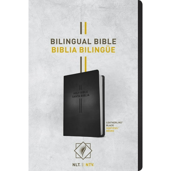 NLT/NTV Bilingual Bible (Biblia Bilingue)-Black LeatherLike