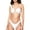 White, variant on Bathing Suits,Tie Back Bathing Suit,Tummy Control Bikini for Women,Boho Swimsuits for Women,Bikinis Set,Bralette Bikini Set,Knot Front White S