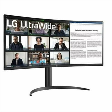 LG 34BR55QC-B 34'' UltraWide QHD Curved Monitor with USB Type-C