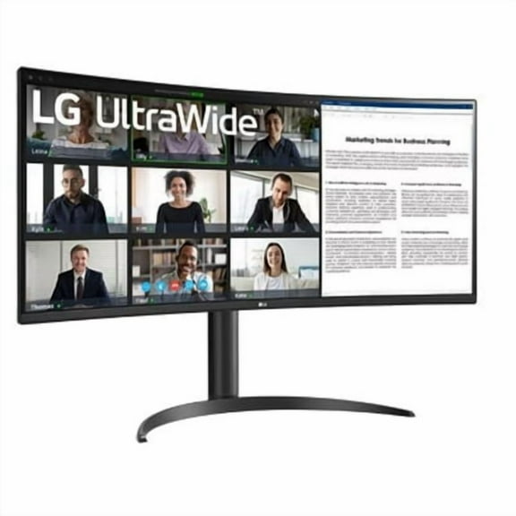 LG 34BR55QC-B 34'' UltraWide QHD Curved Monitor with USB Type-C