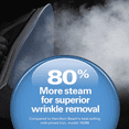 thumbnail image 2 of Steam Iron & Vertical Steamer for Clothes with Scratch-Resistant Durathon Soleplate, Digital Temperature Control, 8’ Retractable Cord, 3-Way Auto Shutoff, Anti-Drip, 1700 Watts, Silver, 2 of 6