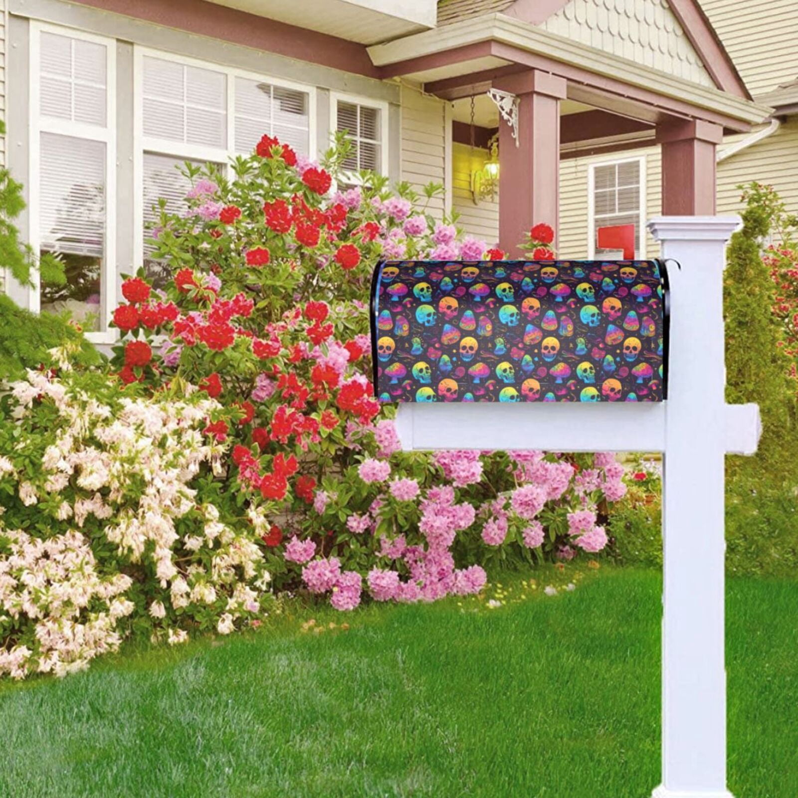 Kdxio Magnetic Mailbox Cover 21x18 in Mailbox Cover Outdoor Decoration Holiday Mailbox Covers for Home Garden Yard-21x18 in