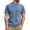 Blue, variant on Shirt for Men Short Sleeve Crew Neck Basic Navy T Shirt Gym Shirts Men