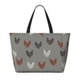 thumbnail image 2 of Fotbe Rooster Bolsa de Viaje para Playa - Resistente al Agua, Bolsa Tote de Gran Capacidad y Ligera con 7 Bolsillos para Mujeres y Hombres, 2 of 7