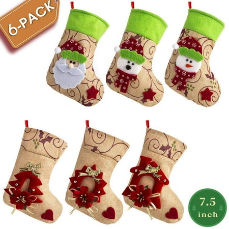 Rustic Snowman - Set of 6 7.5