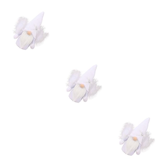 Naiovety Muñeco sin rostro de Gnomo de Navidad, decoración de Artificial, adornos de felpa largos de estilo bonito, suministros de Type1 NO1