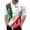 White, variant on 2026 Mexico Soccer Mens Polo Shirts Short Sleeve Casual Collared Pullover Summer Tops Soccer Shirt for Men Indoor Outdoor Activities Daily Wear