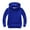 Blue, variant on Liyamei Toddlers Kids Boys Girls Hooded Solid Thick Coat Sweatshirt Pullover Boys Lightweight Winter Jacket Size 2-3 Years