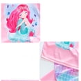 thumbnail image 4 of Emy Dola Girls Long Sleeve Swimsuits Skirt Toddler 2-Pieces Rash Guard Set Sun Protection UV 50+ Mermaid Bathing Suit Swimwear, 4 of 7