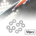 thumbnail image 1 of Siruishop 50 Pcs Œillets de Badminton Rondelles en Nylon Universelles Portables pour Double Trous de Fil de Réparation Œillets Anneaux Transparents, 1 of 2