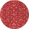 thumbnail image 1 of Ahgly Company Indoor Round Persian Red Traditional Area Rugs, 4' Round, 1 of 4