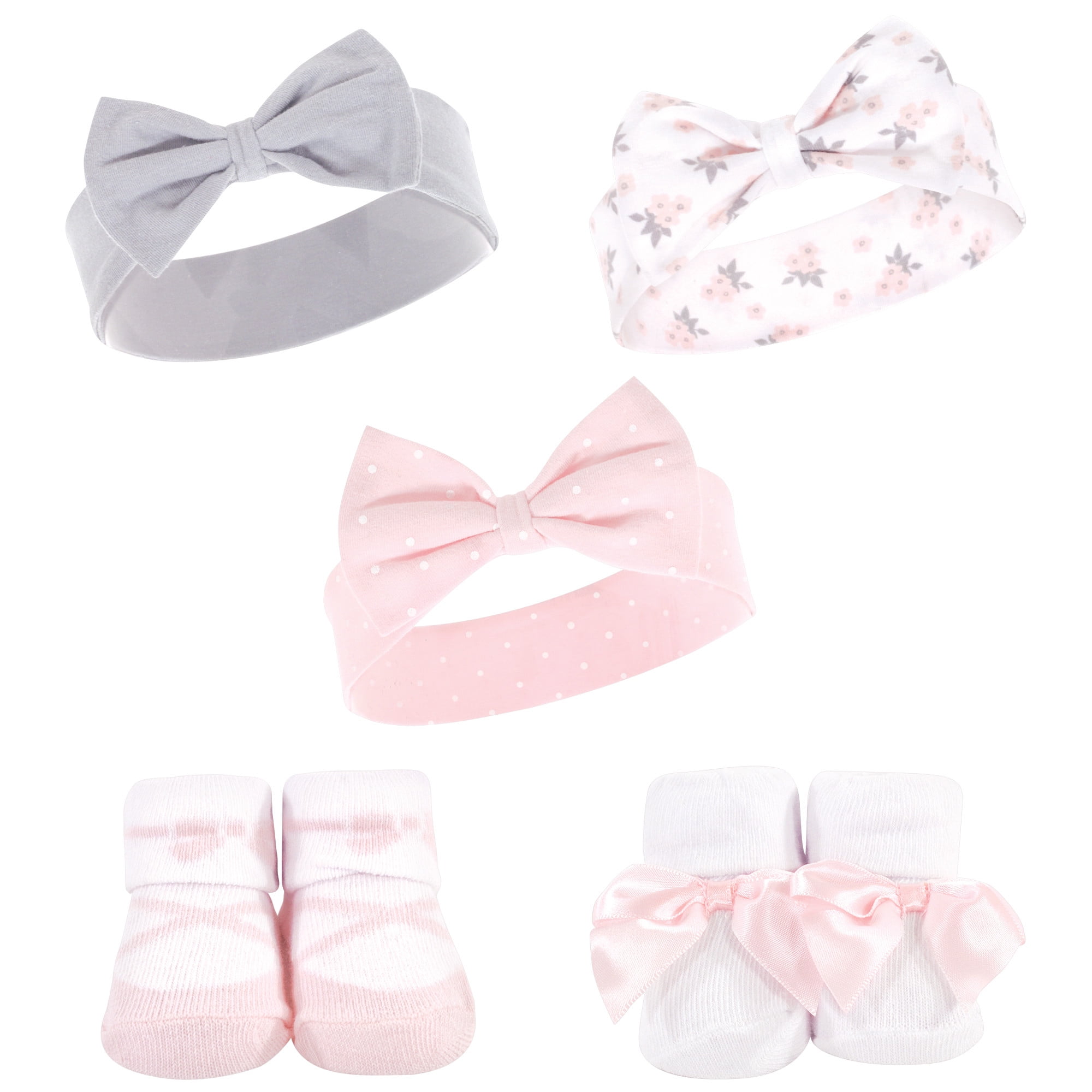 Hudson Baby Hudson Baby Baby Girl Headband and Socks Set, Ballet, 09