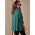 thumbnail image 2 of Jessica London Women's Plus Size Mockneck Swing Tunic, 2 of 5