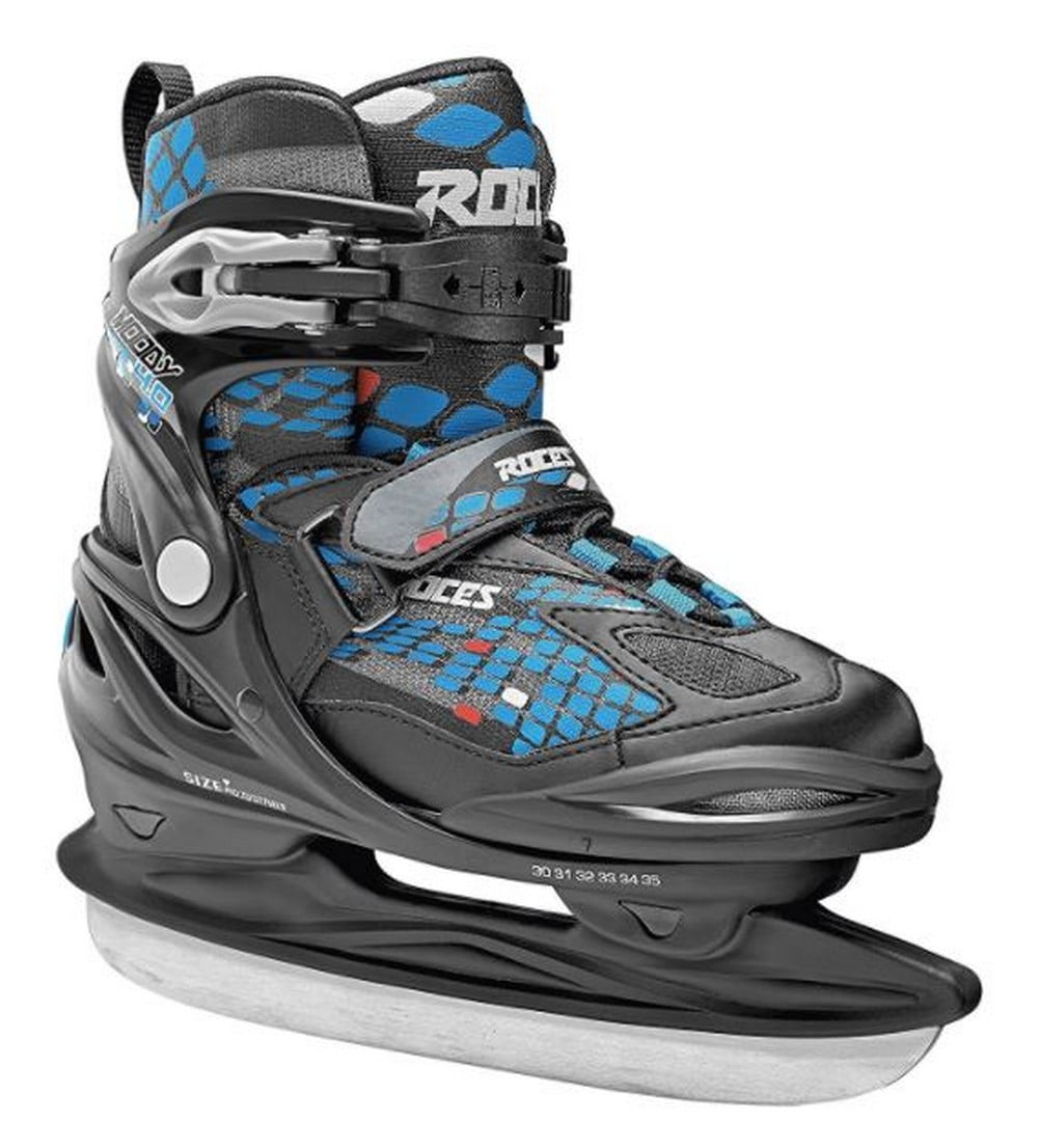 Roces Boy's Moody Ice Boy Beginner Figure Ice Skates Italian Adjustable (13Jr3)