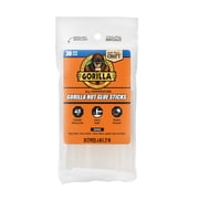 Gorilla Glue Clear 4 inch Dual Temp Mini Hot Glue Sticks, 30 Count