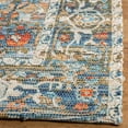 thumbnail image 4 of SAFAVIEH Saffron Coty Geometric Cotton Area Rug, Grey/Blue, 6' x 9', 4 of 5