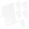 thumbnail image 4 of Miangastore 6 Pcs Support Acrylique Transparent Porte-Livres Multifonctionnel Support de Magazines de Bureau Support de Tablette, 4 of 8