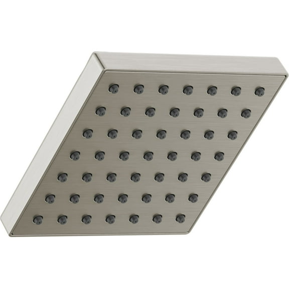 Delta Rp101846 Modern 1.75 GPM Square Single Function Shower Head - Brilliance Stainless