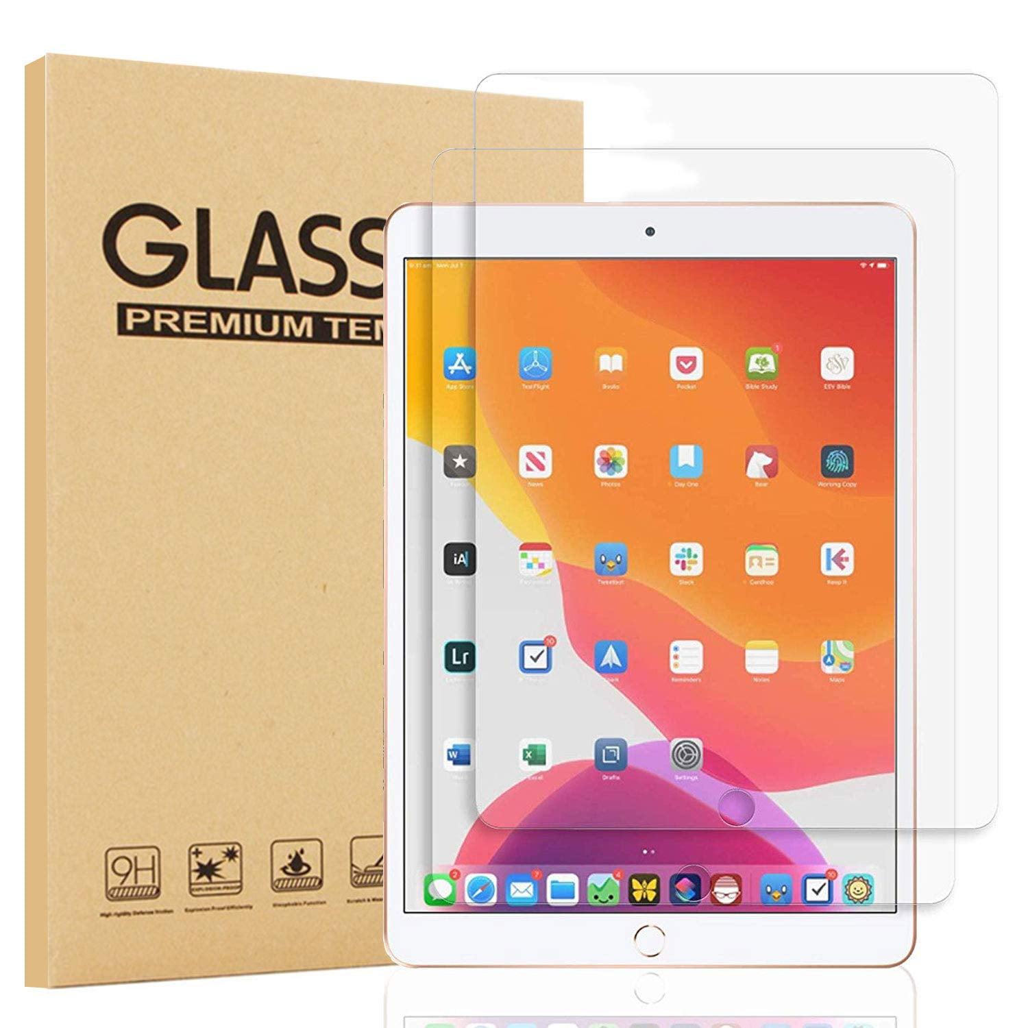 App Card Cloth 2X Clear Screen Protector Guard Cover For Apple iPad 2 2nd Gen