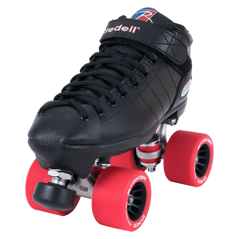 Riedell Quad Roller Skates R3 Derby (Black)
