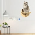 thumbnail image 1 of Estantes para escalar gatitos, perchas, muebles de madera para gatos, estante para gatos montado en la pared para gatos de interior, suministros para Yinane estante gato, 1 of 8