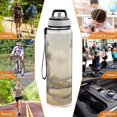 thumbnail image 7 of Sports Water Bottle 1000ML Tritan Food Grade Clear Water Bottle Fitness Outdoor Sports Bike The Beautiful Grey Forest, 7 of 7