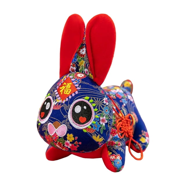 Juguete de peluche conejo negro Sunnimix 20 cm para Año Nuevo Chino
