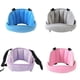 thumbnail image 3 of pieza de asiento de seguridad para bebé, soporte para la cabeza para dormir, almohadas para dormir, cuello para niños, cochecito de viaje, almohada suave gris, 3 of 5