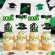 thumbnail image 4 of Graduation Season Glitter Paper Flag Party Cake Decoration 24 Pack, 4 of 6
