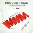 thumbnail image 2 of Uxcell 6 Pcs Dance Ribbons, 78.7 Inch Gymnastics Ribbon Streamers with Red Wand for Gymnastics Artistic, Red/White/Black, 2 of 7
